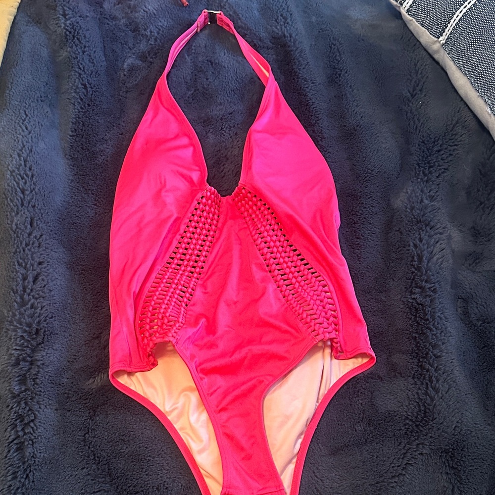 Victoria's Secret Hot Pink One Piece Swimsuit